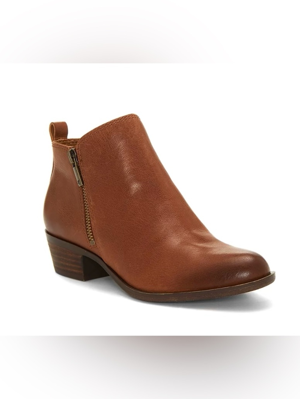 Lucky Brand Basel Ankle Booties Toffee Size 7.5